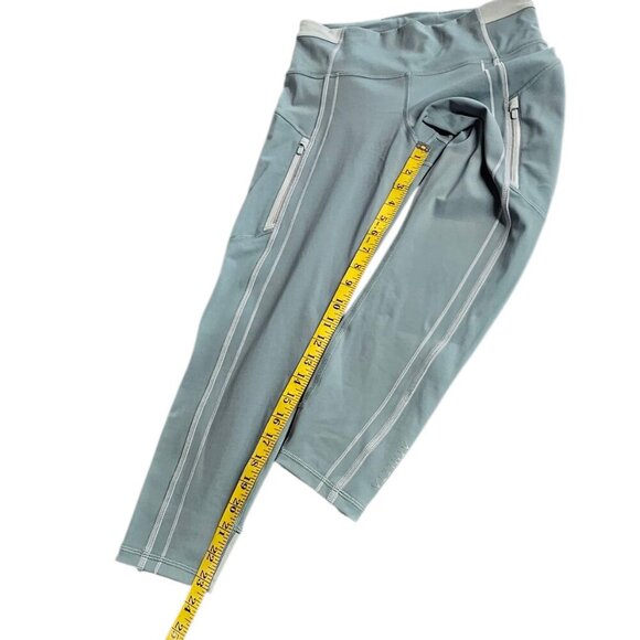 Athleta Rainier Evolve 7/8 Tight, Seafoam. Athletic, Leggings, Outdoor, Size M - Picture 10 of 10